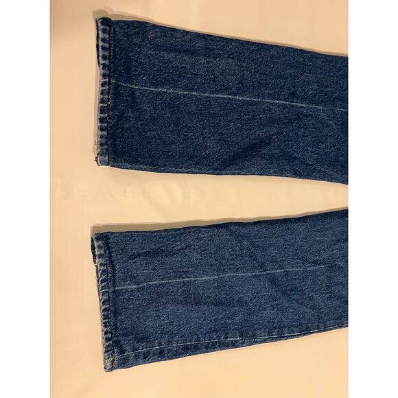 Reformation Cynthia High Rise Straight Long Denim Jeans Womens 24 Blue Casual - Picture 14 of 16